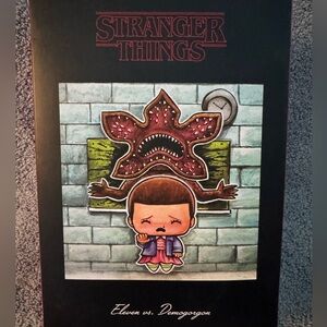 Art Print - Eleven vs. Demogorgon